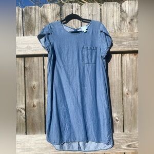 CeCe Blue Denim Midi Dress Size 6